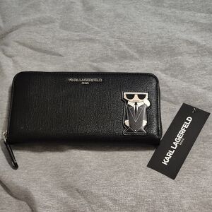 ✨ Karl Lagerfeld Paris Zip Around Wallet – NWT ✨